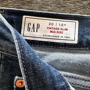GAP Blue Slim Jeans Vintage Style